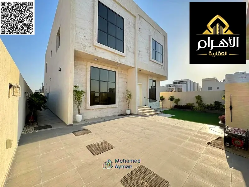 European style villa in Al Alia area for sale now 6 master bedrooms with elevator including registration, property fees, water etc. and air conditioni63872557950209110