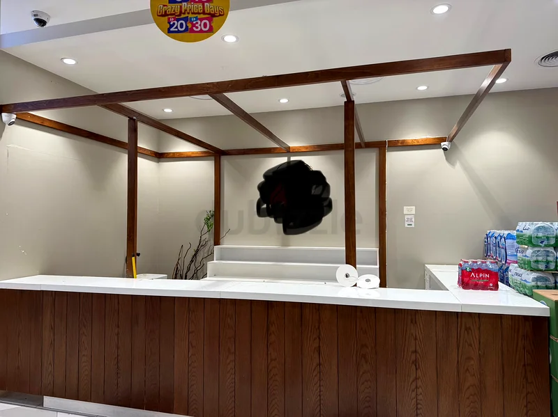 Stylish Wooden counter with marble top for flower table for Sale63259707924865118