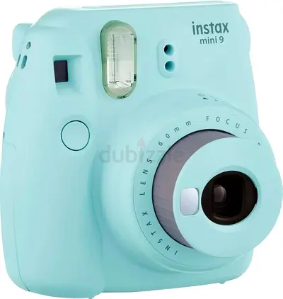 Fujifilm Instax Mini 9 Instant Camera - Ice Blue, 2.7x4.7x4.6