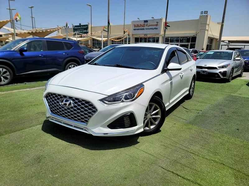 ** 2018 ** Hyundai Sonata  ** | SE | ** Mid Option ** | Pearl White  Color  ** |631703886328341115