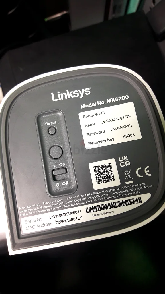 راوتر لينكسيس mx6200 واي فاي 6 إي ثلاثي النطاقات63167114329730113
