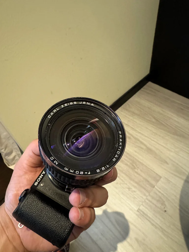 عدسة كارل زايس جينا فليكتوجون 20 مم F2.8 mc لمونت سوني مع محول63233639899521111