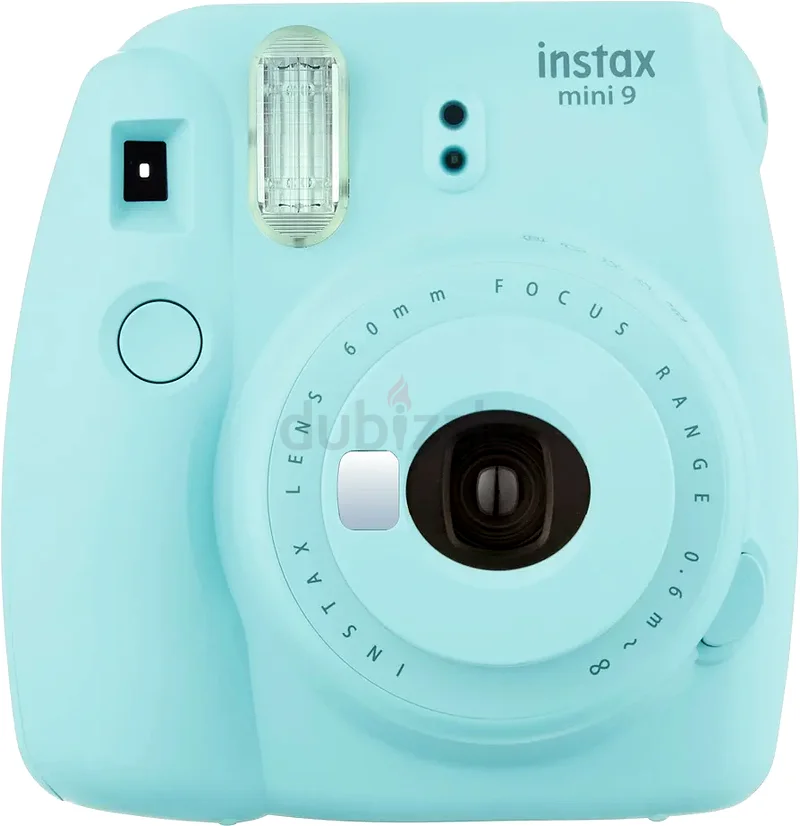 Fujifilm Instax Mini 9 Instant Camera - Ice Blue, 2.7x4.7x4.663234613126787111