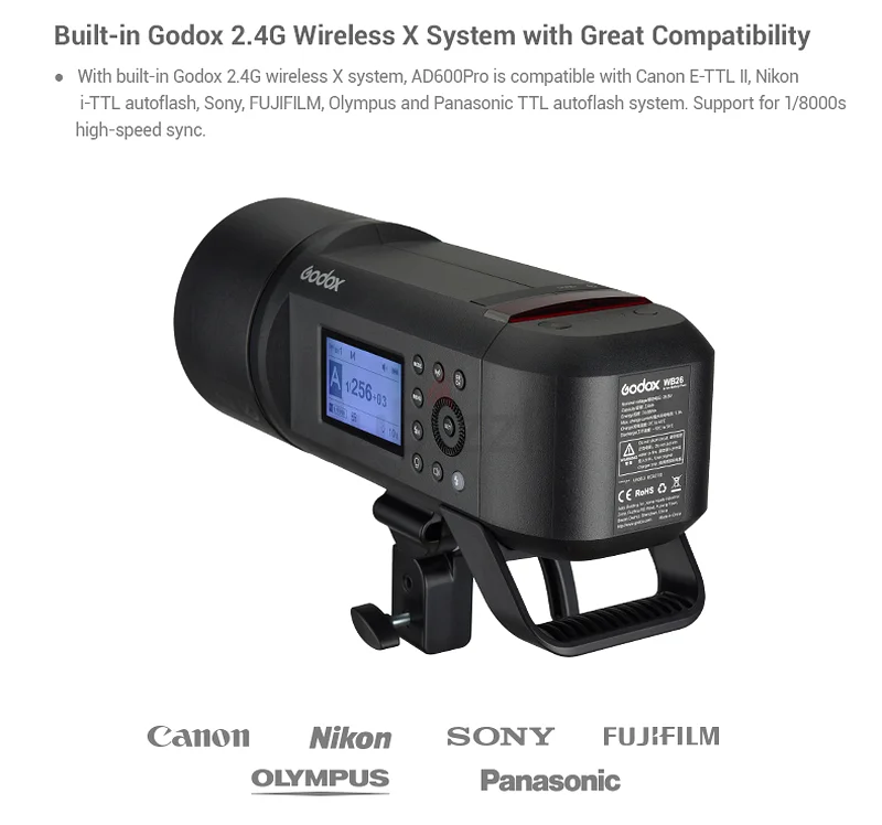 Godox AD 600 pro flash light63172679830530111
