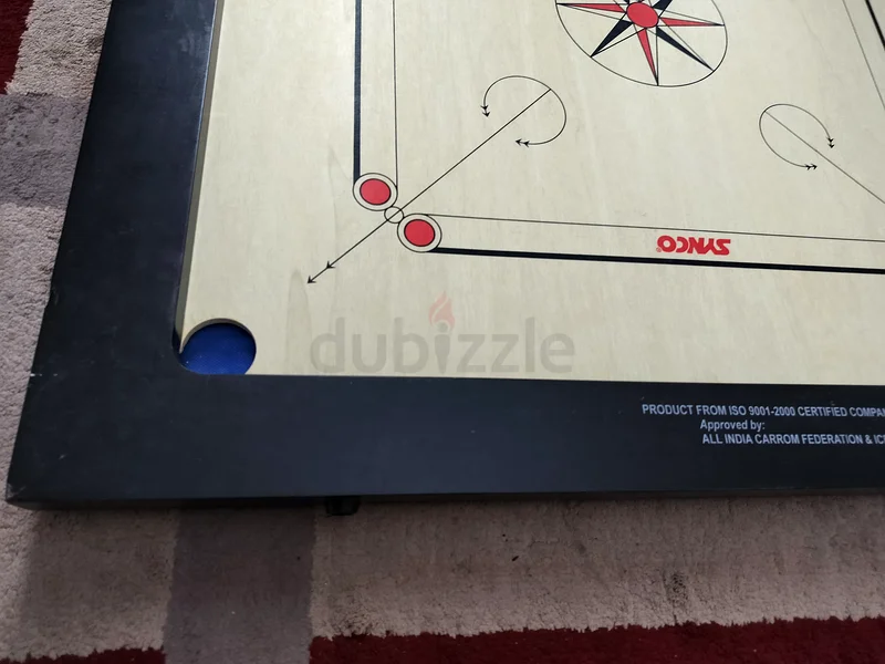 Professional Carrom Board with Two Sets of Coins and Two Striker and Two Powder63247761566339112