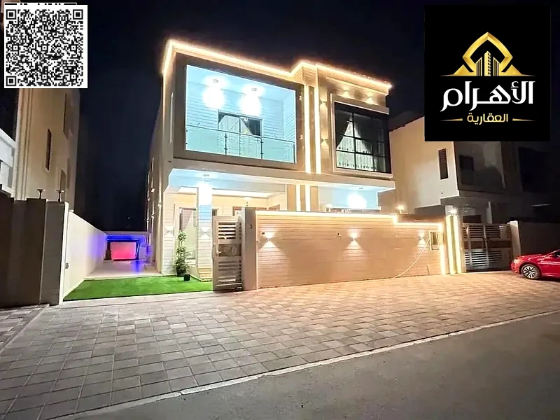 فيلا بتصميم عصري وتشطيب ممتاز للبيع، 6 غرف نوم رئيسية، بسعر يشمل رسوم التسجيل وأجهزة التكييف والأثاث63906645078018111