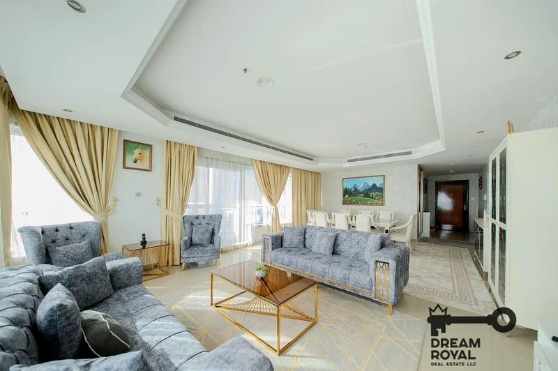 Freehold | Luxury 2-Bedroom Apartment | Corniche Tower, Ajman63256578693633111