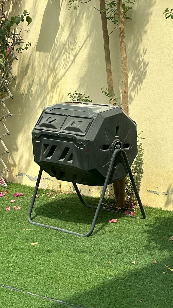 Garden Compost Bin with Dual Rotating Outdoor Composting Tumblers63189623210242110