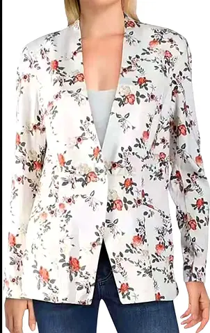 Chic Floral Print Blazer for Stylish Look