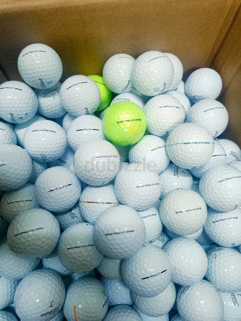 Titles prov1x golf  balls available good condition like new..63246243452546111