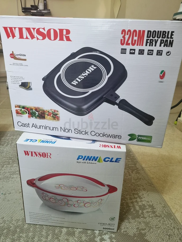 طقم وينسور (هوت بوت + مقلاة مزدوجة) جديد تمامًا63179870859010111