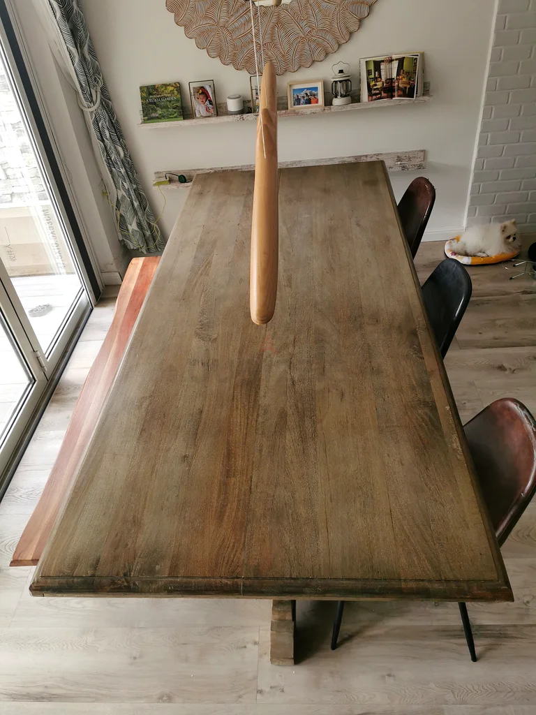 Pottery Barn wooden dinning table63217330774530114