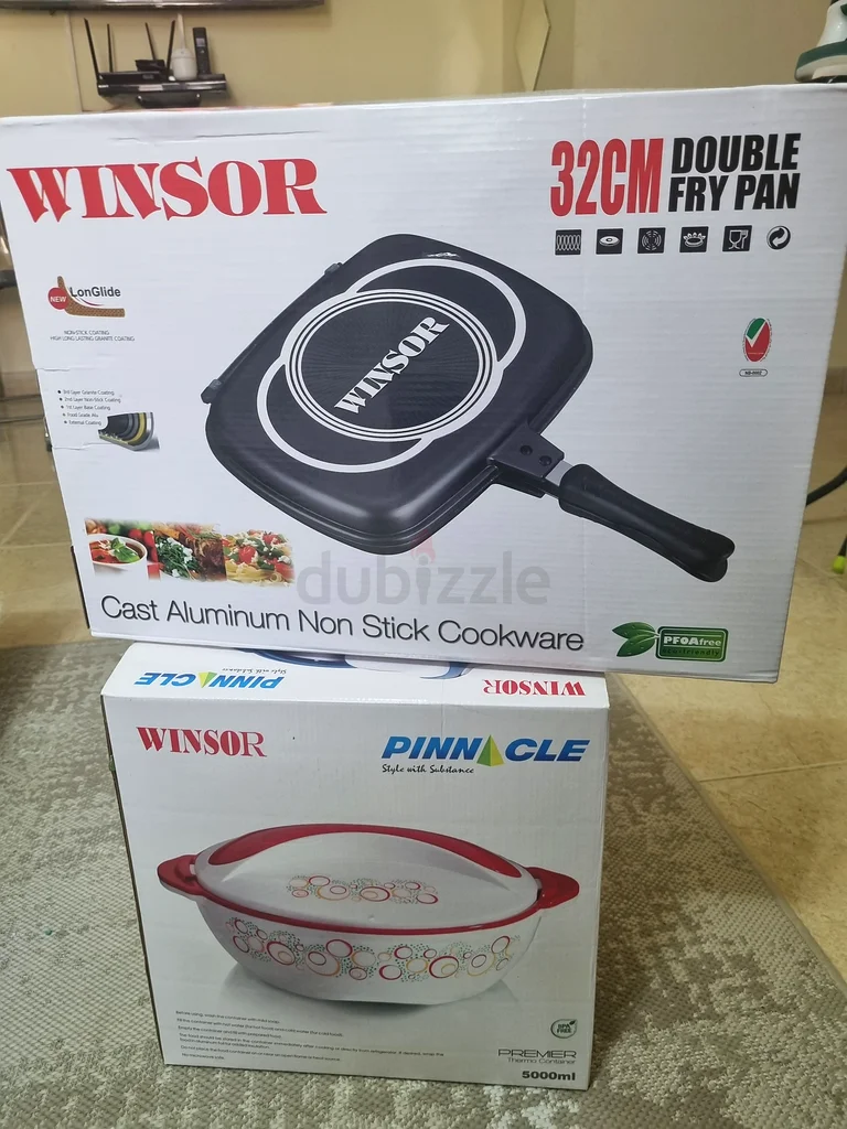 طقم وينسور (هوت بوت + مقلاة مزدوجة) جديد تمامًا63179870859010113