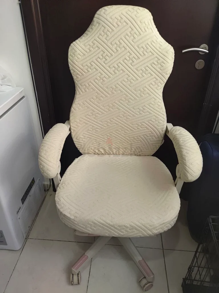 Zeanus Pink Gaming Chair for Adults  Girls - with Electric Back Massager and Footrest63230710473217114