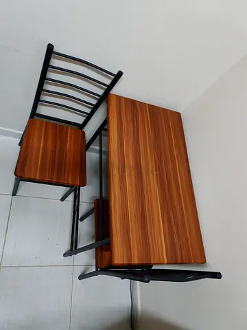 Stylish Wooden Dining Table Set with Chairs