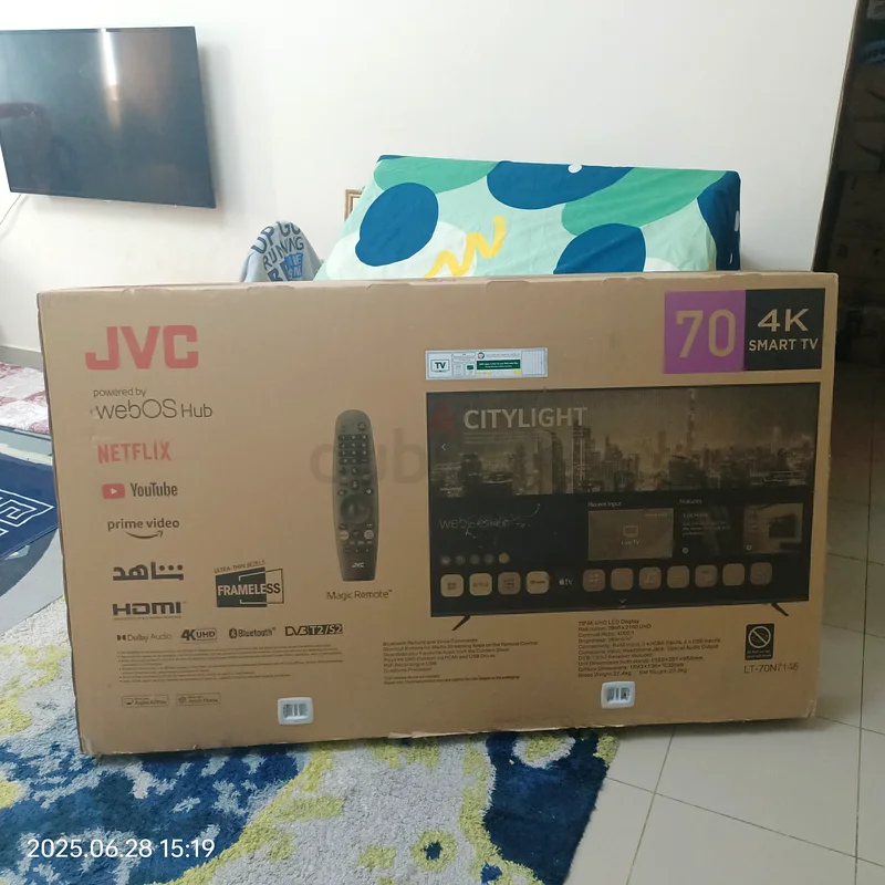 70 JVC 4K Smart TV - Unleash Your Entertainment!, brand new never used, unwanted gift , sale urgent63165714967170111