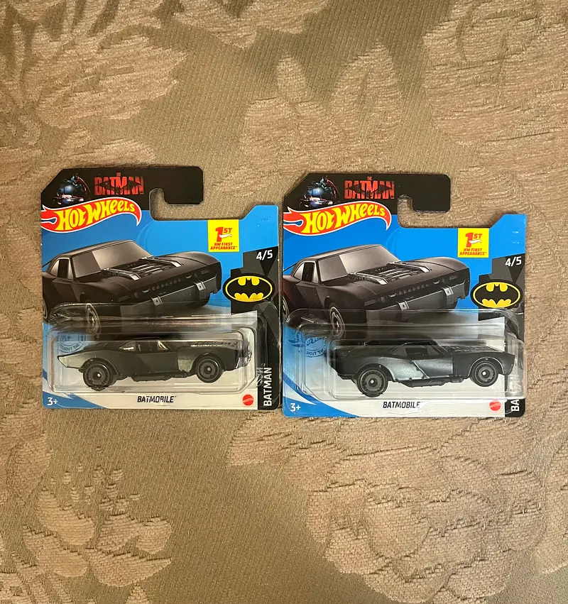 Limited Edition Batman Hot Wheels Batmobile Collection