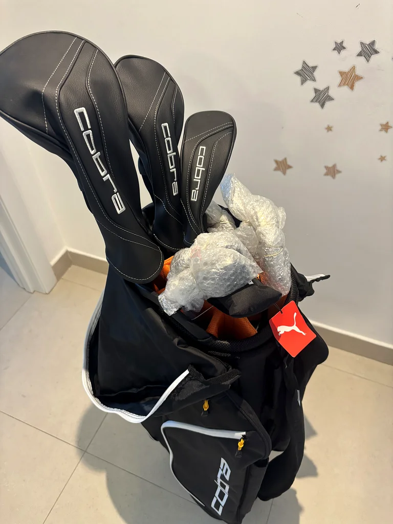 Never used Cobra Golf Club Set - left handed63246243187331110