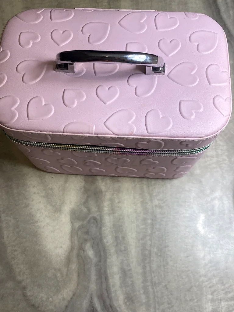 Cute Pink Heart Makeup Organizer for Baby Essentials63207398969987112