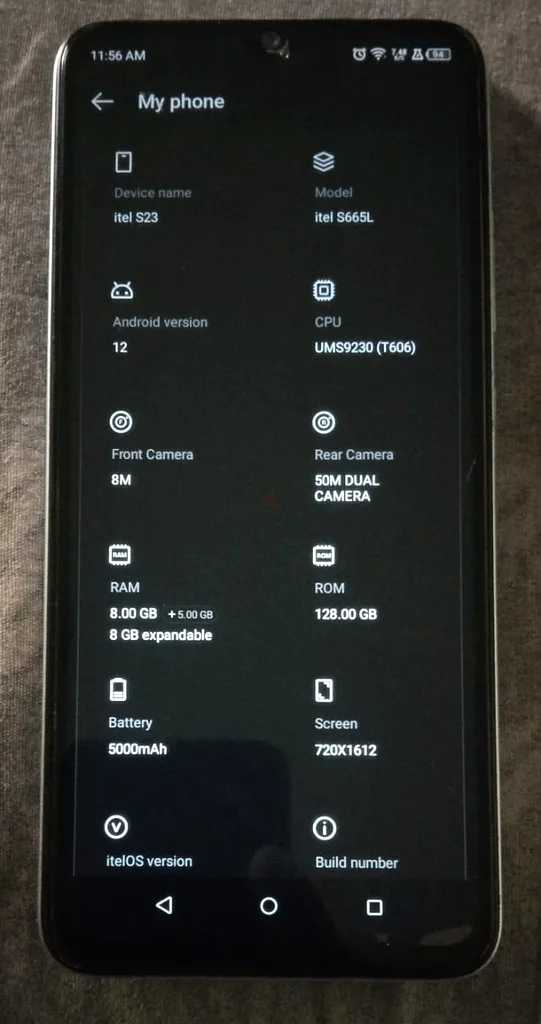 Itel s23632119122800671113