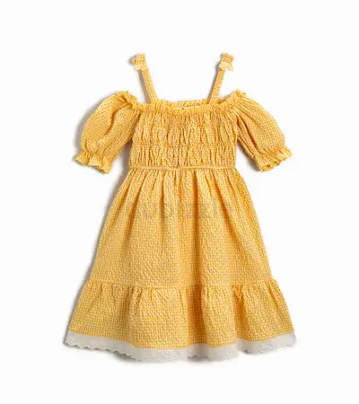 Charming Yellow Summer Dress for Children