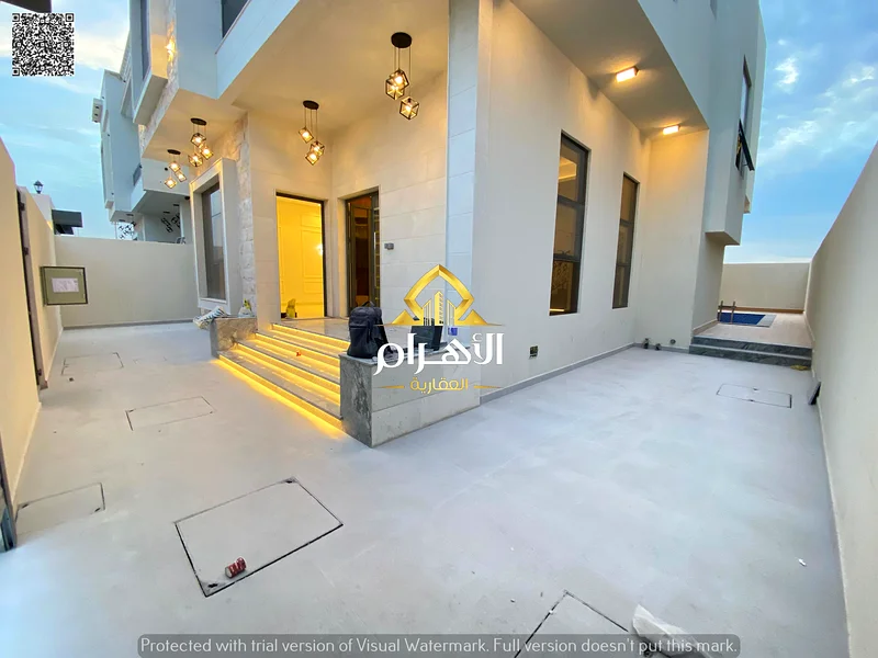 📌🏠Villa for sale on a main road, two floors & roof with a swimming pool, at a price including registration fees, electricity, water and air conditio63907700913025111