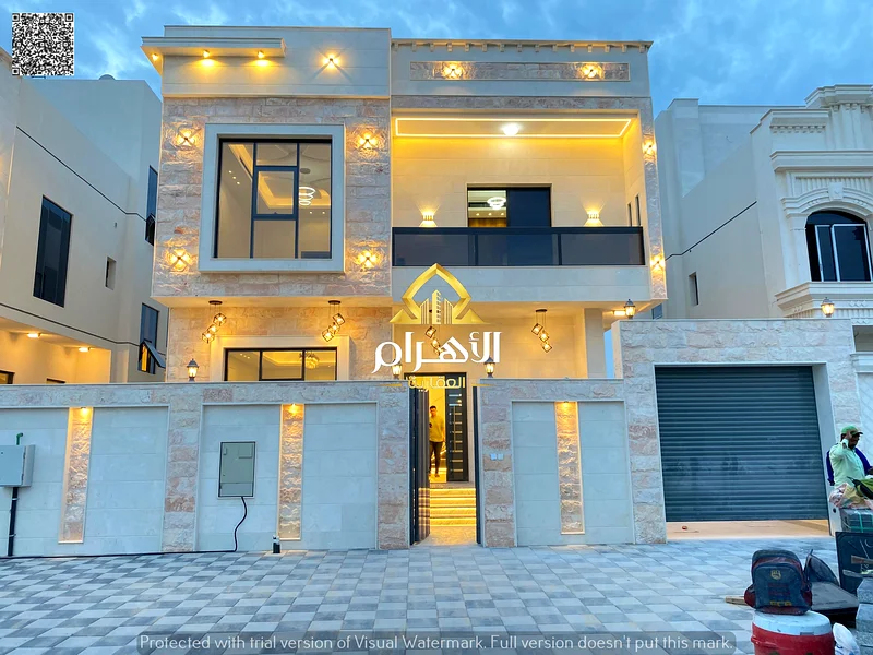 📌🏠Villa for sale on a main road, two floors & roof with a swimming pool, at a price including registration fees, electricity, water and air conditio63907700913025110
