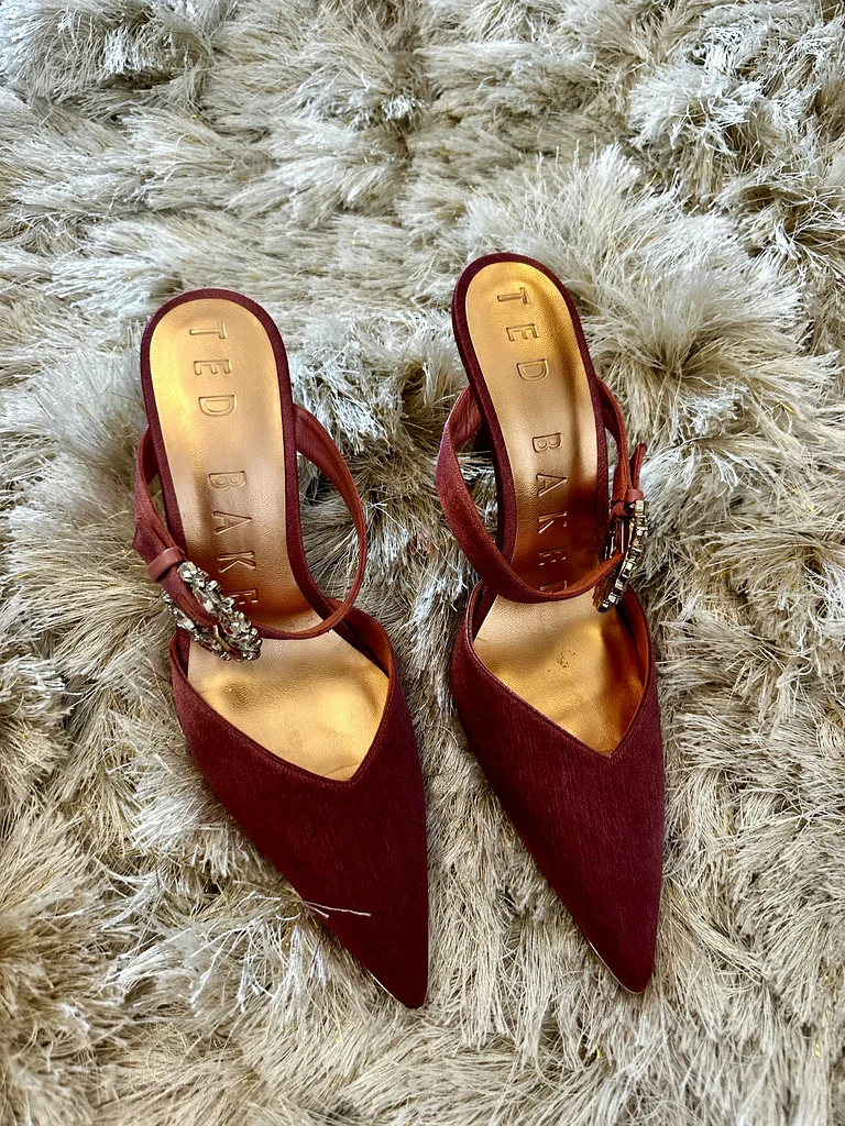 Elegant Pink Heels with Jewel Buckle Ted baker63239086406659114