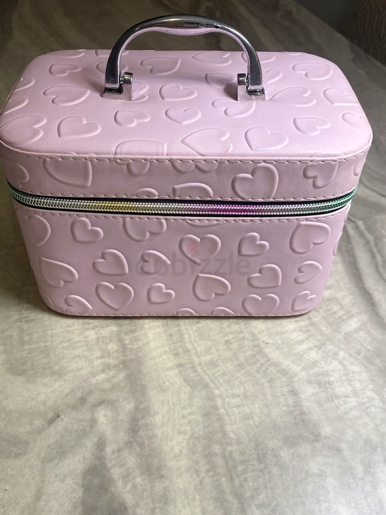 Cute Pink Heart Makeup Organizer for Baby Essentials632073989699871113