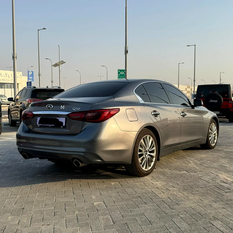 Infiniti Q50 2022 GCC specs, Al Massoud warranty until 20/2/2027, very clean car63135492503939114