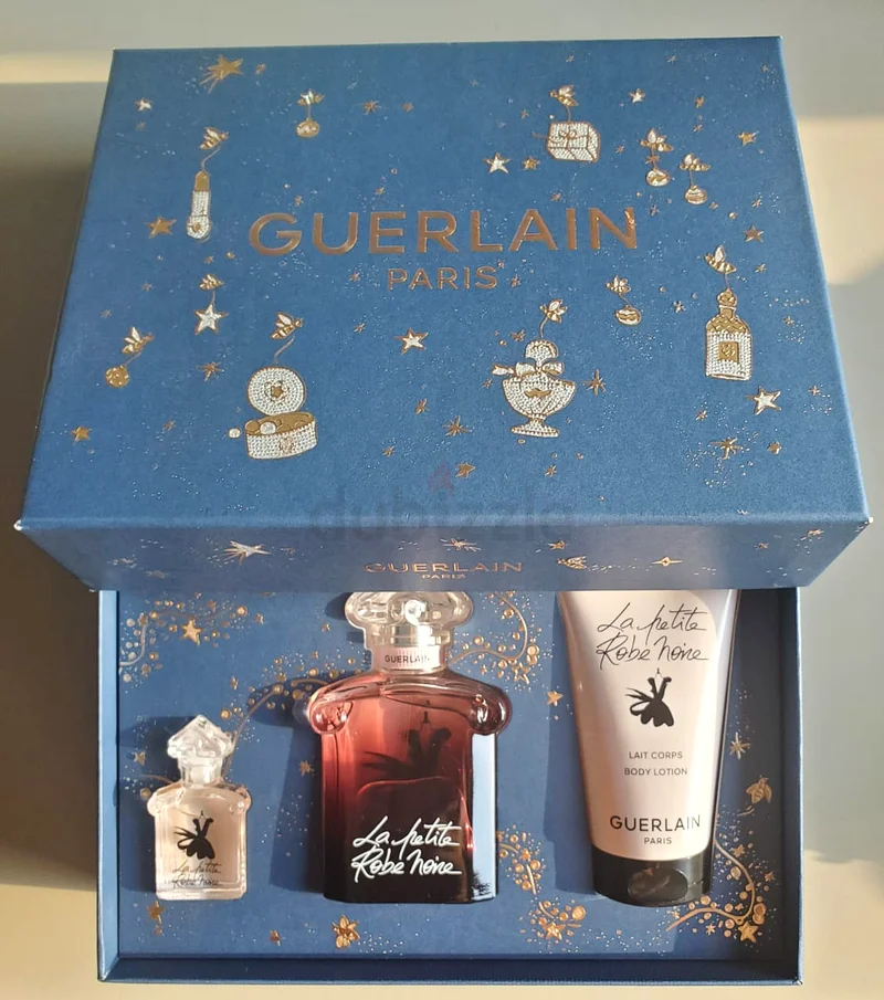 علبة هدية عطر جيرلان لا بيتيت روز نوار بسعر 350 درهم إماراتي ثابت63237113550210111