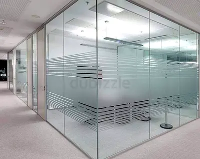 Glass partition