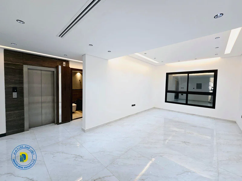 Modern villa with elevator and swimming pool for sale in Al Helio 2, Ajman, 5 rooms, price includes central air conditioning63907700921985114
