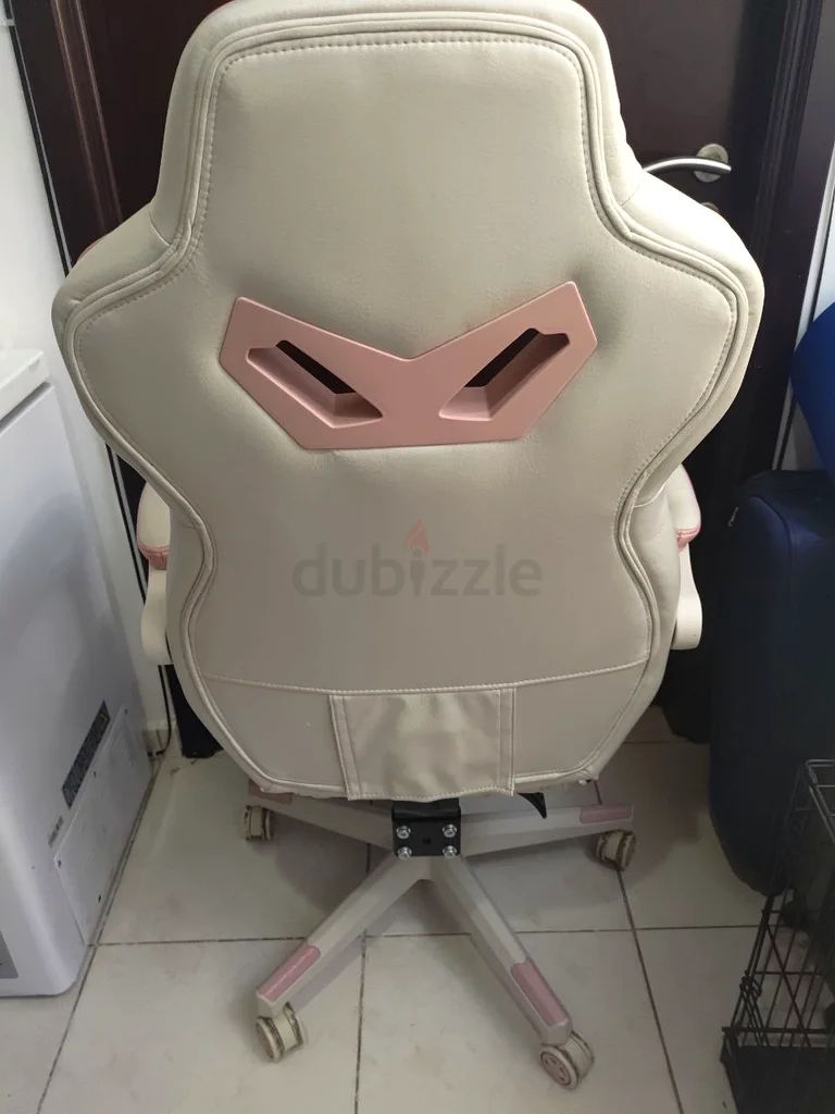 Zeanus Pink Gaming Chair for Adults  Girls - with Electric Back Massager and Footrest63230710473217112