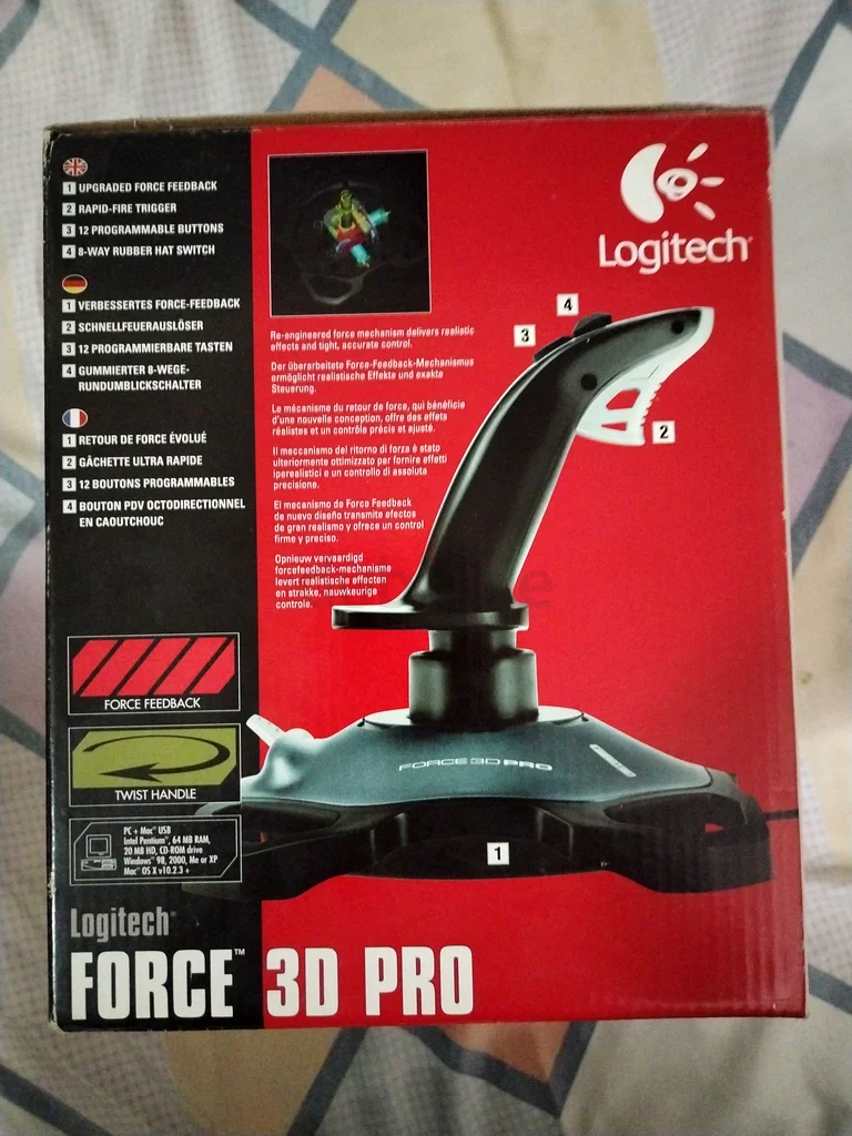 Logitech Force 3D Pro Joystick - Elevate Your Gaming Experience!63231197284739111