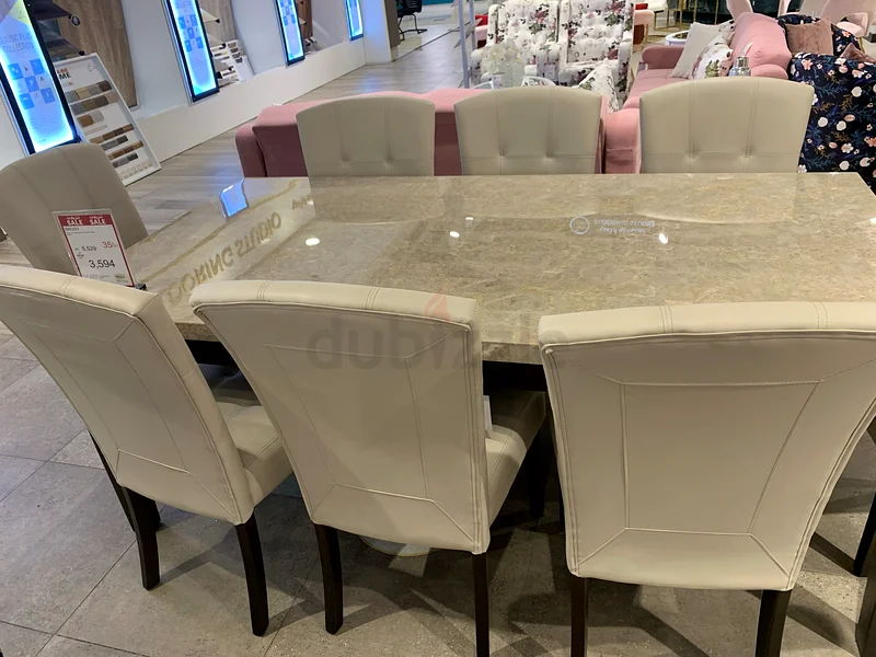 Elegant Marble Dining Table Set - Perfect for Your Home!63218317463681114