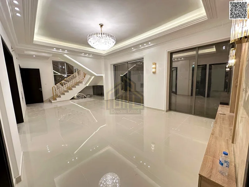 ● For sale, a two-story villa with a roof, directly in front of the mosque, close to Sheikh Mohammed bin Zayed Road - freehold for all nationalities63249235518595113