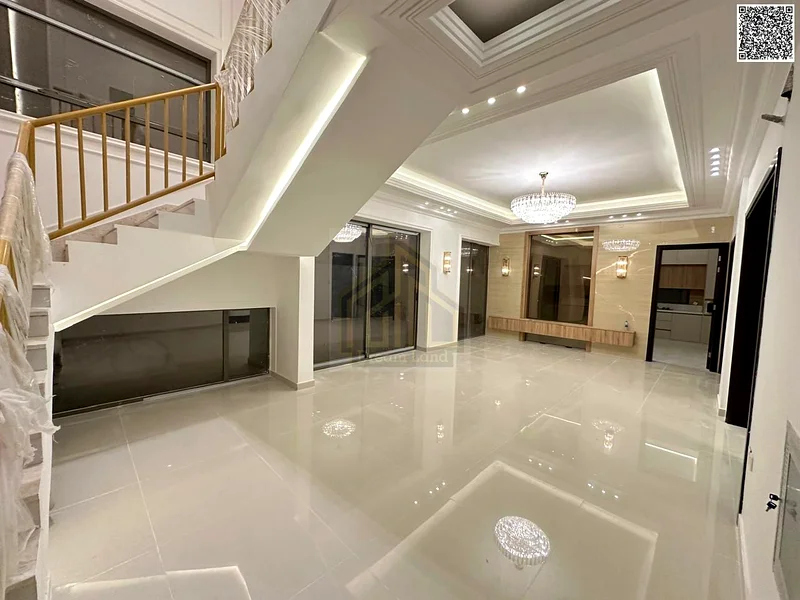 ● For sale, a two-story villa with a roof, directly in front of the mosque, close to Sheikh Mohammed bin Zayed Road - freehold for all nationalities63249235518595114