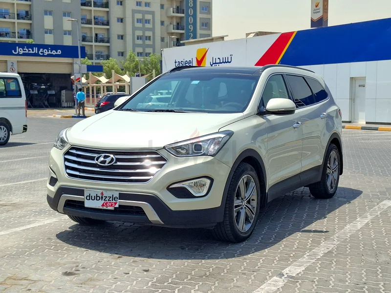 1018 درهم/شهريًا | هيونداي جراند سانتا في GLS 2015 | مواصفات خليجية | رقم المرجع#32953163137332820099112