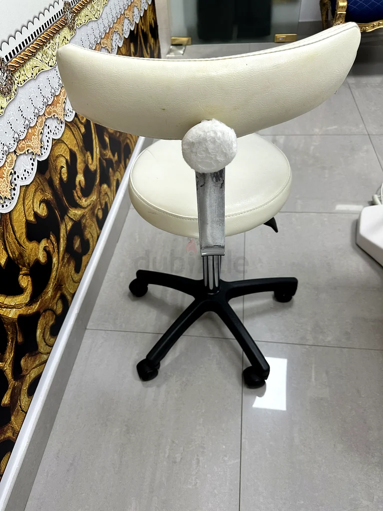 Stylish White Rolling Stool for Your Space63210898892418111