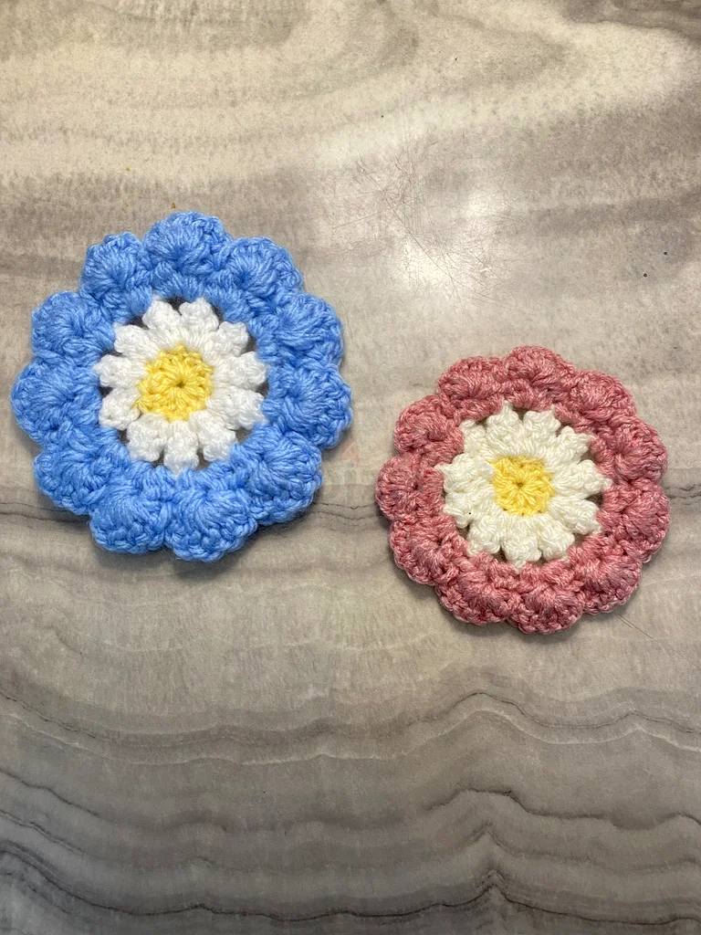 Lovely Handmade Crochet Flower cup coasters63179380161283114