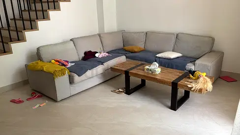 five seater ikea kivik corner sofa