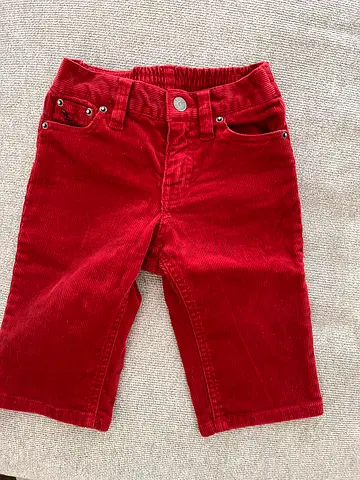 Kids Polo Ralph Lauren Corduroy Pants in Red