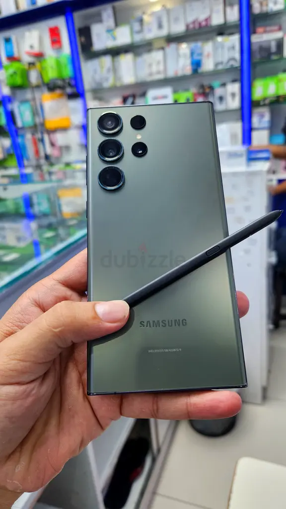 سامسونج S23 ألترا 5G، 8 جيجابايت / 256 جيجابايت، شريحتي اتصال ماديتان، هاتف أصلي بالكامل