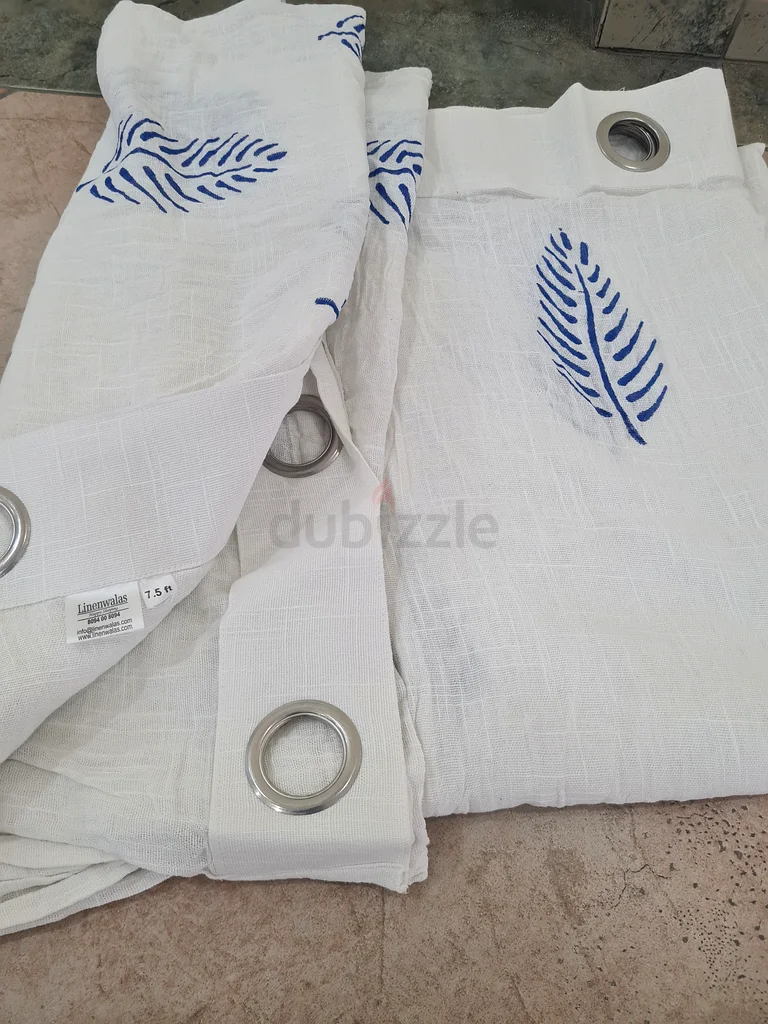ستائر بتصميم أوراق أنيقة لمظهر منعش، بحجم 215×15063220819580674112