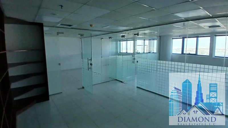 Vacant office with full water view of Ajman Creek for sale in cash in Falcon Towers B1, Al Rashidiya 2, Ajman.63184692590466112