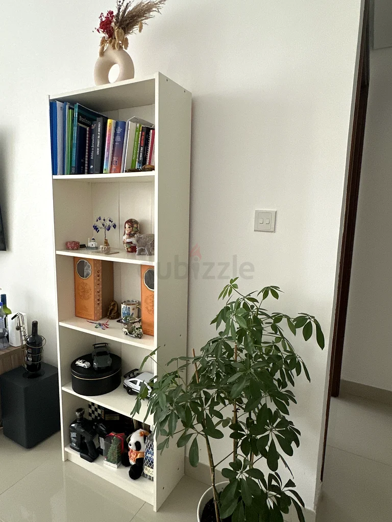 خزانة كتب بيضاء أنيقة63218808287875112