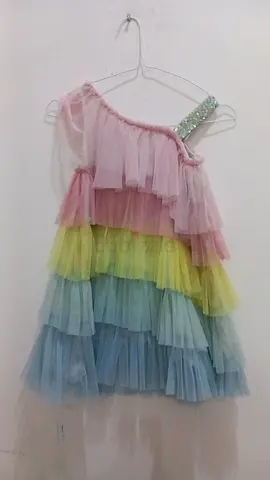 Charming Rainbow Tulle Dress for Kids