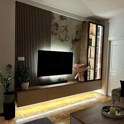 Modern Living Room TV Unit with Elegant Design