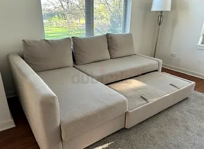 L sofa cum bed IKEA